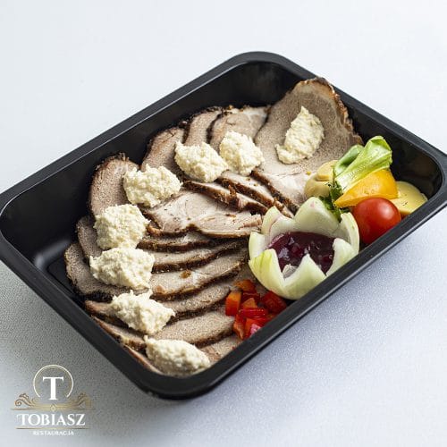 Karkówka z chrzanem i żurawiną ( 5 porcji )