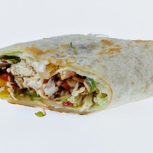 Tortilla z kurczakiem gyros restauracja tobiasz