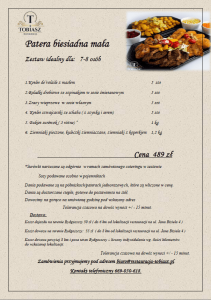 Patera biesiadna mała catering Bydgoszcz